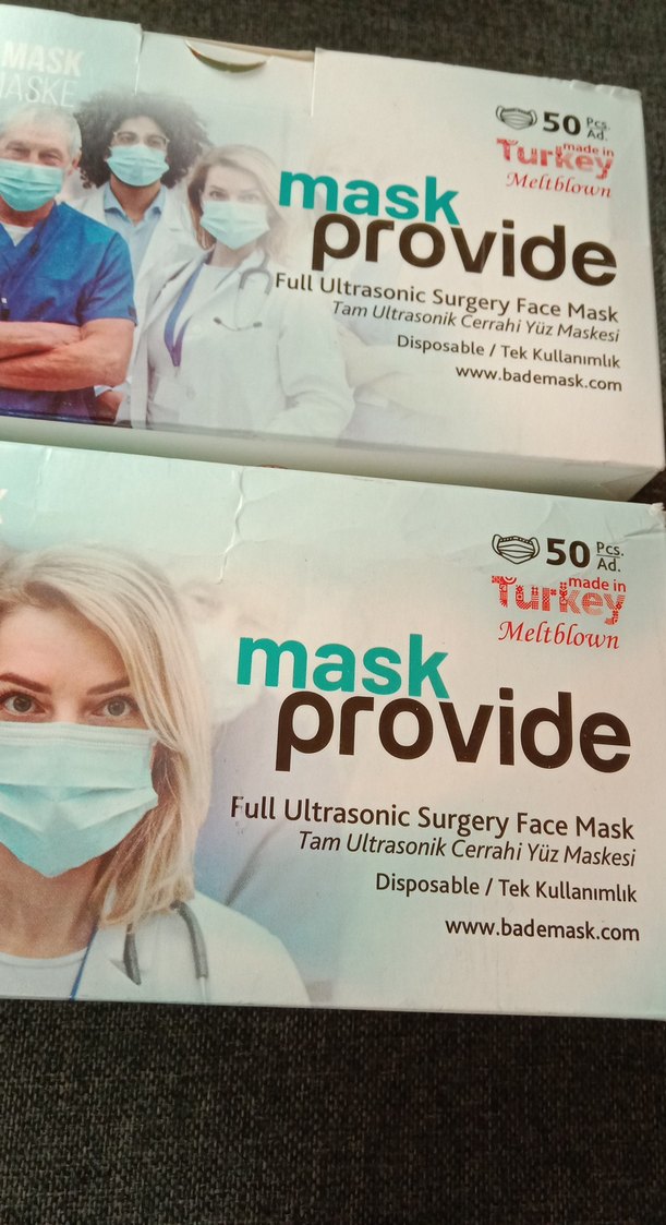 Tam Ultrasonik Cerrahi Yüz Maskesi 50'li 2 paket - Görsel 4