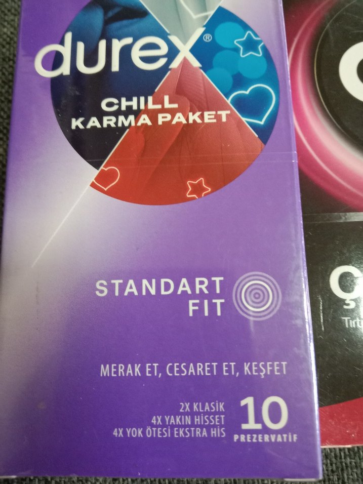 Durex Chill Karma Paket ve Okey Çifte Fit Prezervatif - Görsel 5
