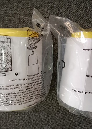 burger king 2 li sarı oyuncak - Görsel 3