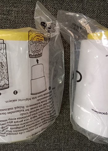 burger king 2 li sarı oyuncak - Görsel 6