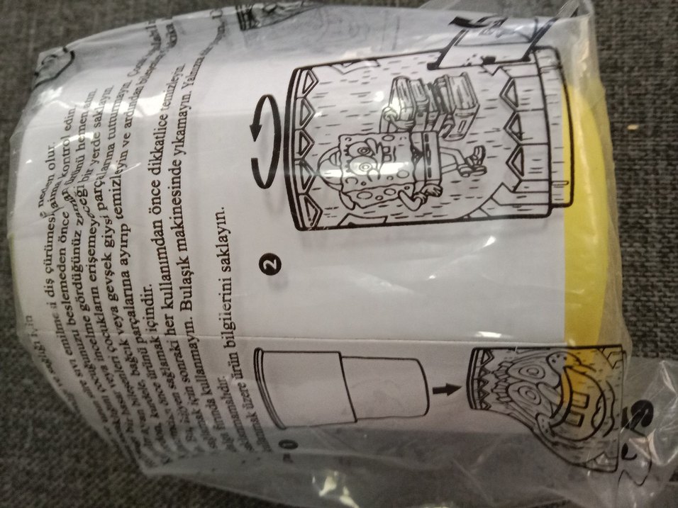 burger king 2 li sarı oyuncak - Görsel 2