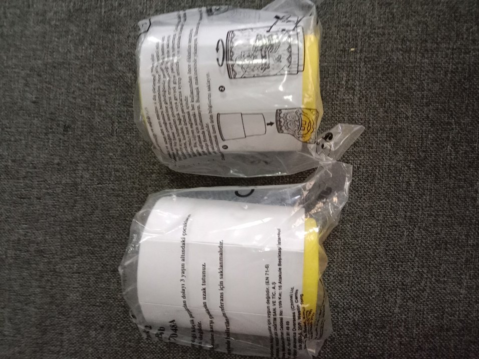 burger king 2 li sarı oyuncak - Görsel 4