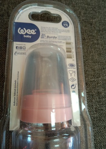 Beden Pastel Pembe Bebek Biberonu