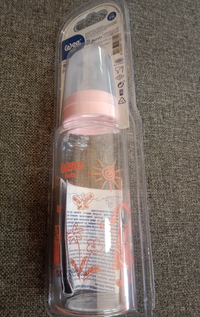 Pastel Pembe Bebek Biberonu - Görsel 2