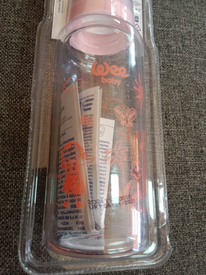 Pastel Pembe Bebek Biberonu - Görsel 5