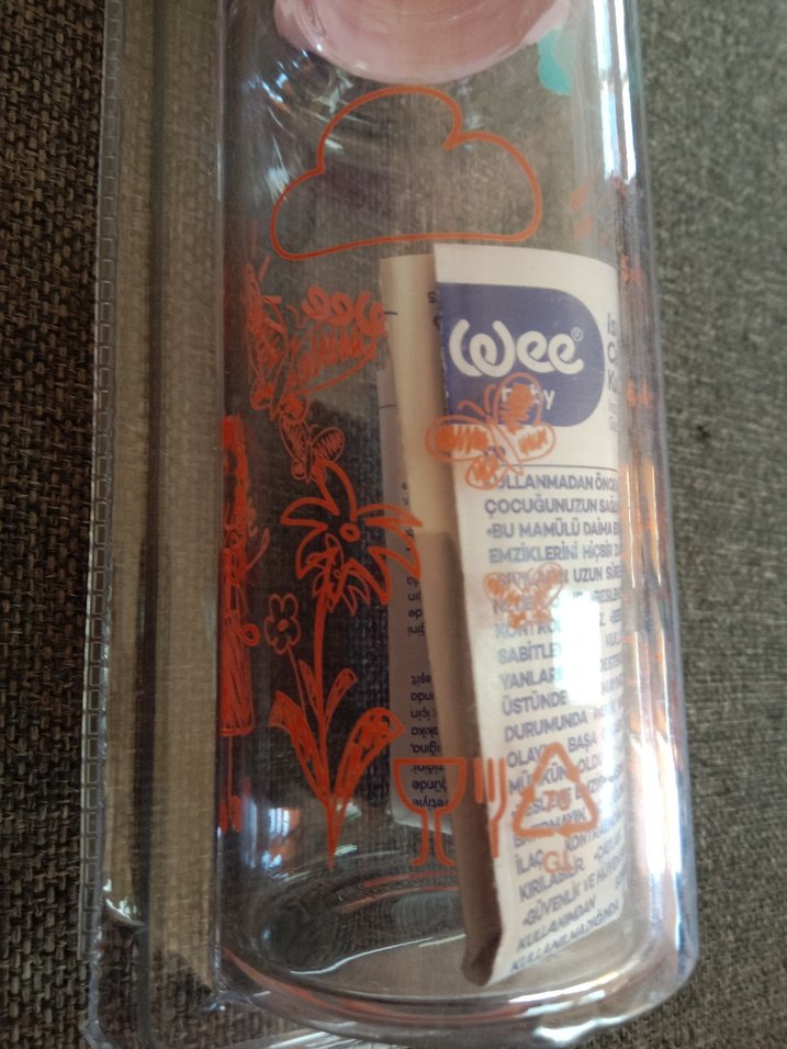 Pastel Pembe Bebek Biberonu - Görsel 4