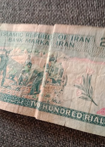 Beden Renk Altın ve Gri Renkli yabancı eski banknot