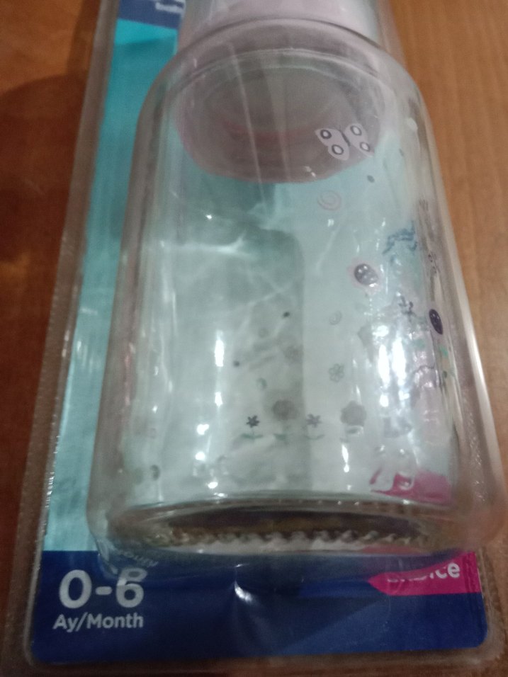 yeni Mavi cam Bebek Biberonu 0-6 Ay - Görsel 3