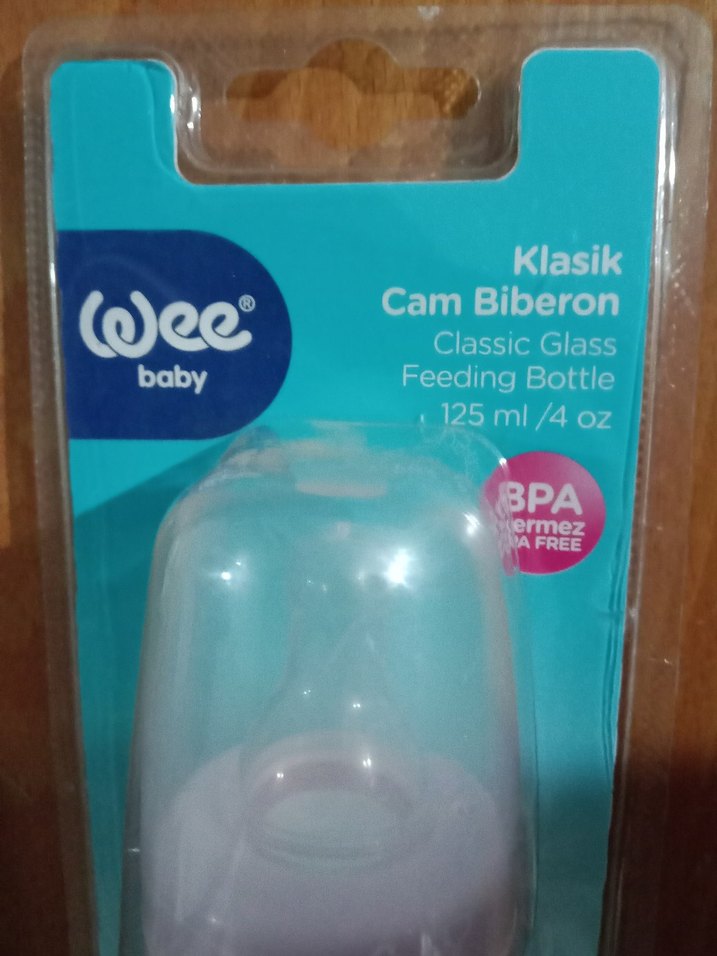 yeni Mavi cam Bebek Biberonu 0-6 Ay - Görsel 2