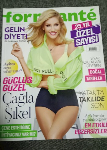 Beden forr anté Özel Sayısı - Çağla Şikel Kapak