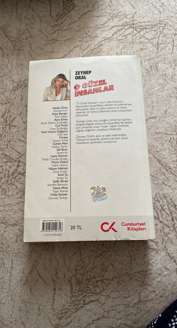 Zeynep Oral - O Güzel İnsanlar Kitabı - Görsel 4