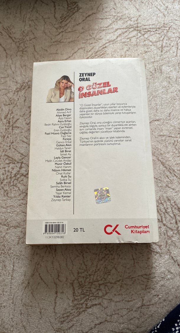 Zeynep Oral - O Güzel İnsanlar Kitabı - Görsel 3