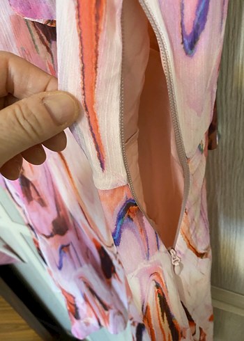 Adil Işık şifon elbise - Görsel 4