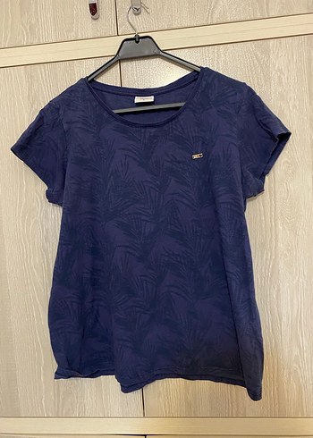 US POLO ASSN Lacivert Baskılı Kadın Tişört - Görsel 6