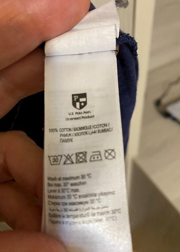 US POLO ASSN Lacivert Baskılı Kadın Tişört - Görsel 5