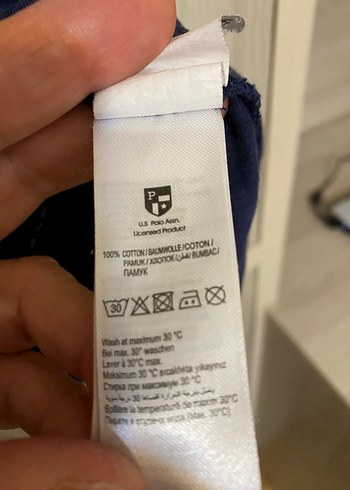 US POLO ASSN Lacivert Baskılı Kadın Tişört - Görsel 4