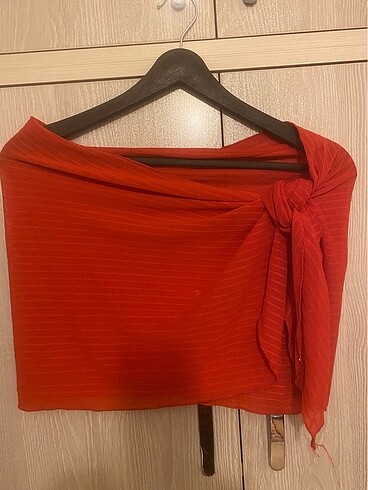 Kırmızı pareo - Görsel 2