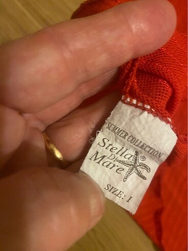 Kırmızı pareo - Görsel 5