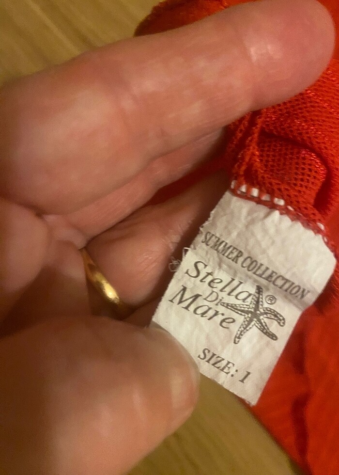 Kırmızı pareo - Görsel 5