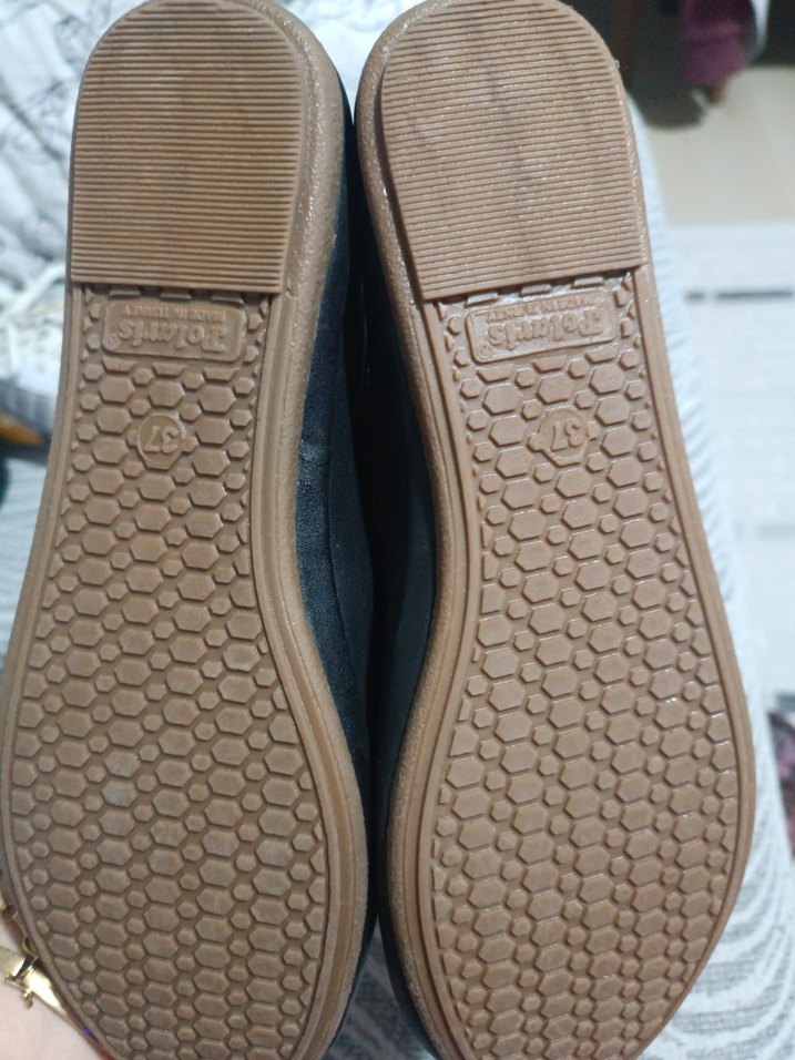 Siyah Dolgu Topuklu Kadın Babet - Görsel 2