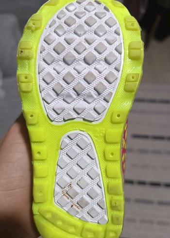 Kız Çocuk Pembe Renkli Velcro Spor Ayakkabı - Görsel 3