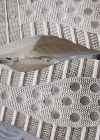 Beyaz Bağcıklı Kadın Spor Ayakkabı - Görsel 3