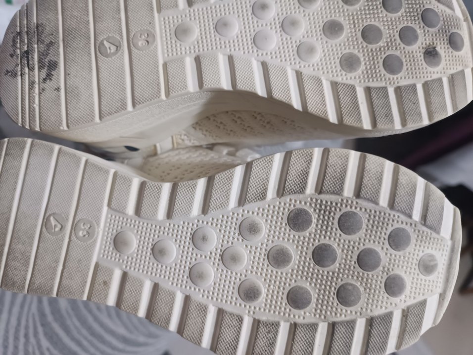 Beyaz Bağcıklı Kadın Spor Ayakkabı - Görsel 3