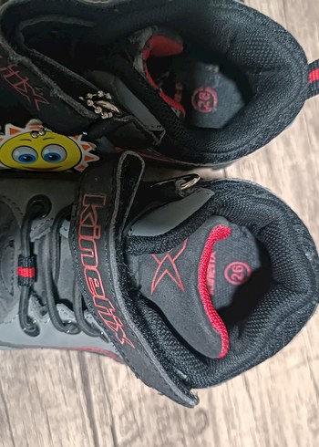 Gri Kinetix Erkek Çocuk Botları Velcro - Görsel 3