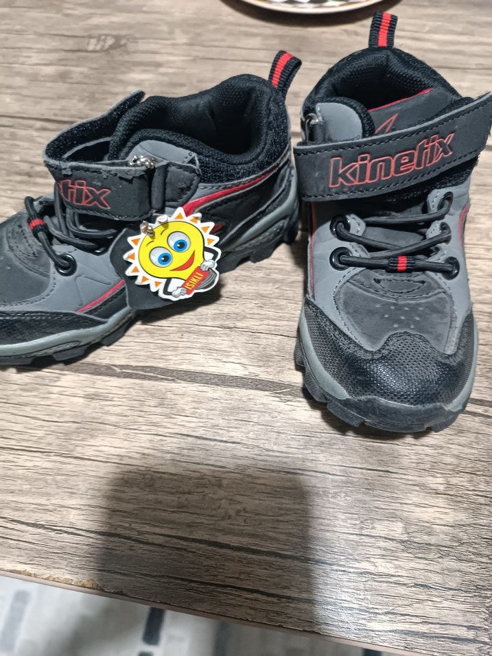 Gri Kinetix Erkek Çocuk Botları Velcro - Görsel 2