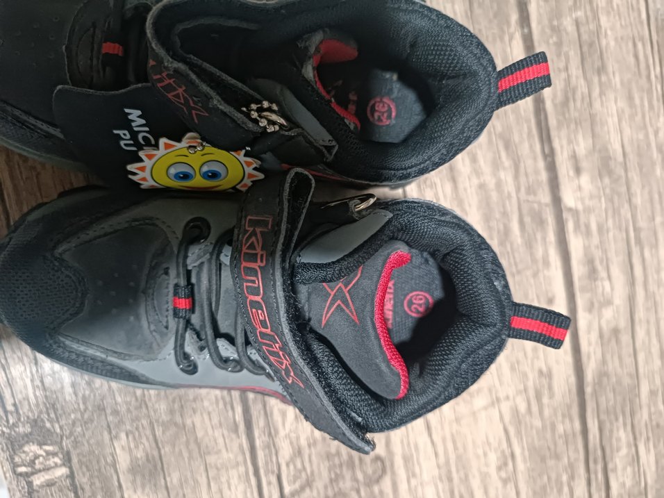 Gri Kinetix Erkek Çocuk Botları Velcro - Görsel 3