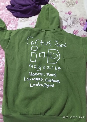 Kadın Yeşil Kapüşonlu Sweatshirt - Görsel 2