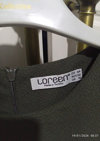 haki Uzun Kadın Elbise - Görsel 2