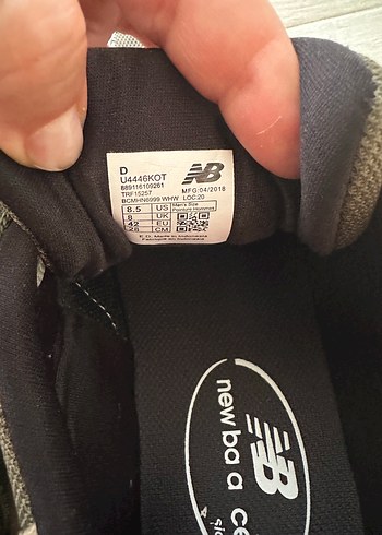 New Balance Gri ve Kahverengi Spor Ayakkabı