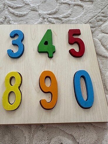 Play-Doh Ahşap yapboz sayılar