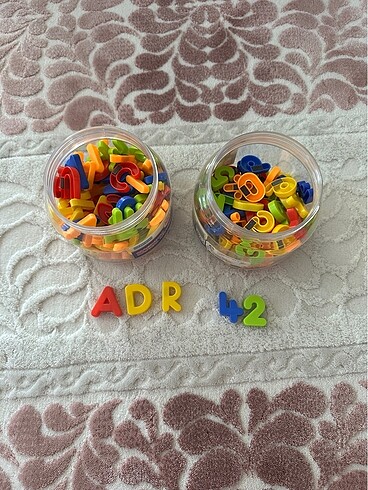 Play-Doh Harfler ve sayılar mıknatıslı