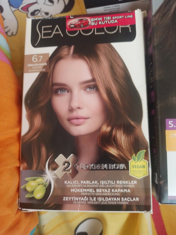 SEA Color Kalıcı Saç Boyası 6.7 Çikolata Kahve - Görsel 2