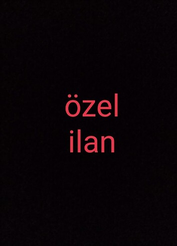 Özel ilandır 25 patik