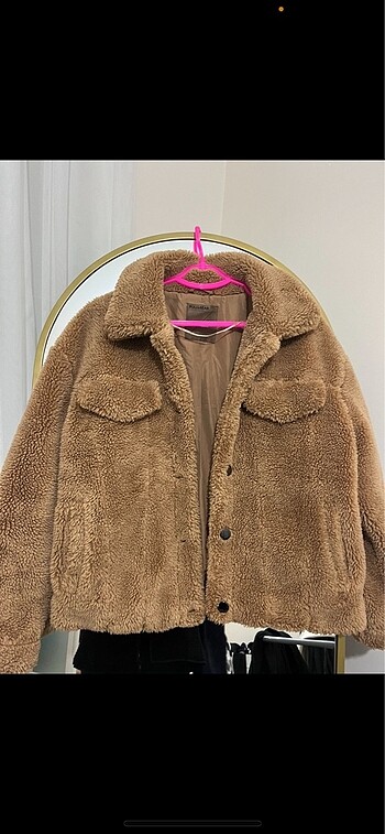 Pull bear peluş mont
