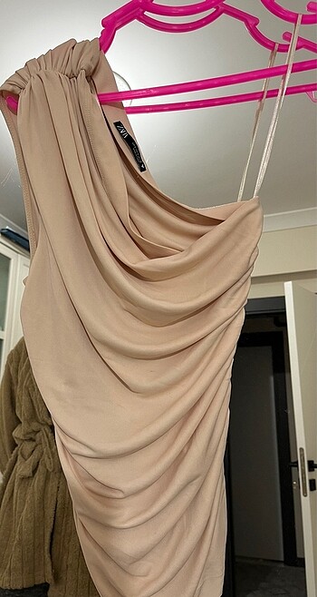 Zara tek omuz bluz