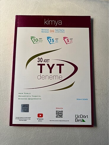 Tyt kimya deneme 345