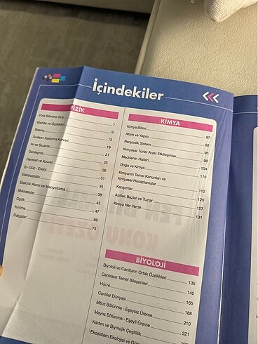  Apotemi fen özeti