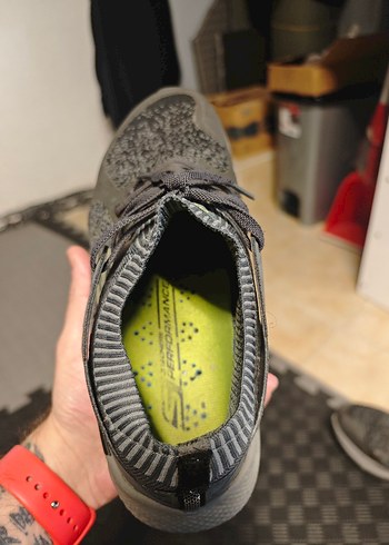 Erkek Gri Spor Ayakkabı Bağcığı - Görsel 6