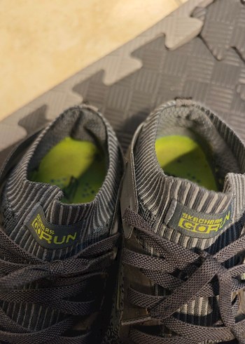 Erkek Gri Spor Ayakkabı Bağcığı - Görsel 7