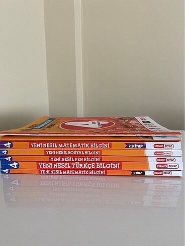 4. Sınıf Kırmızı Beyaz Kitap Seti