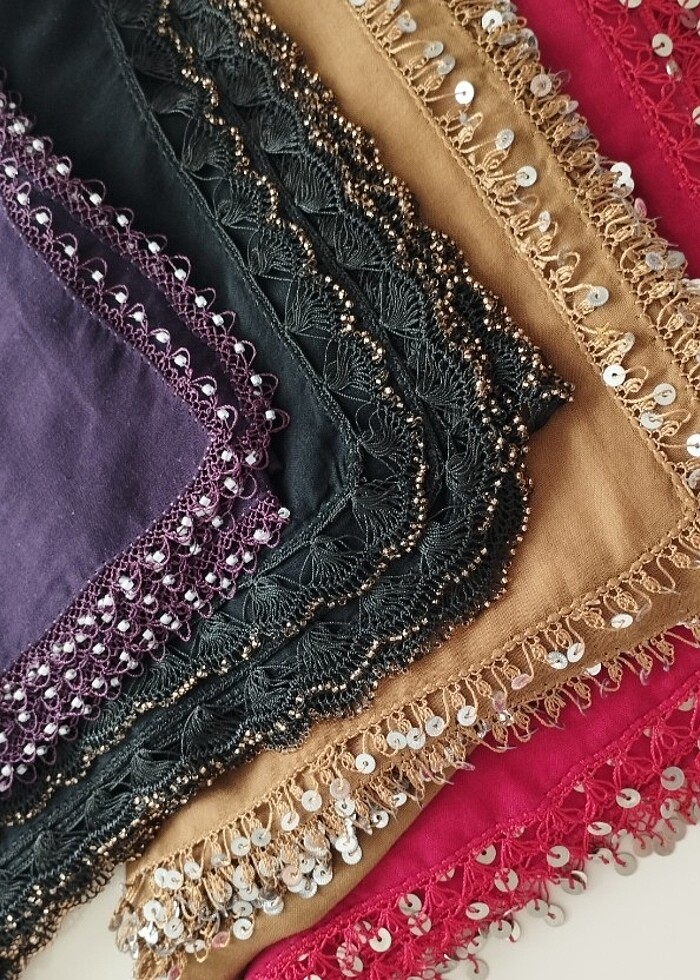 Boncuklu pullu oyalar - Görsel 5