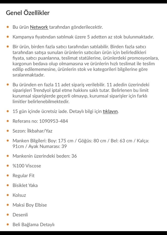 NETWORK Elbise - Görsel 3