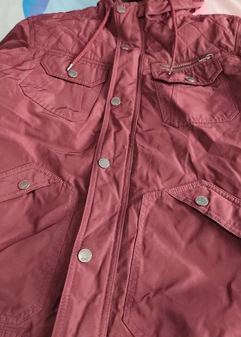 LC Waikiki Bordo Erkek Çocuk Mont