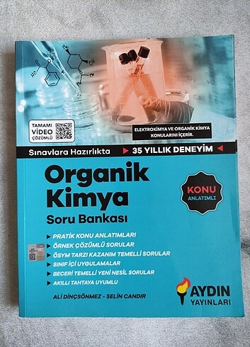 Aydın Yayınları Organik Kimya Soru Bankası Konu Anlatımlı