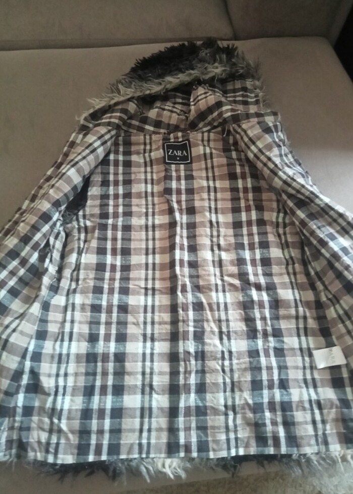 Zara kürk yelek  - Görsel 4