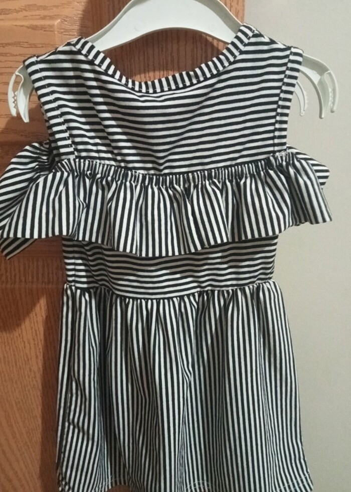 2-3 yaş 2 adet kız çocuk elbise  - Görsel 3